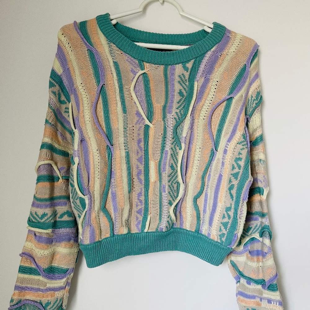 Forever 21 Mulitcolor Sweater - Size Small